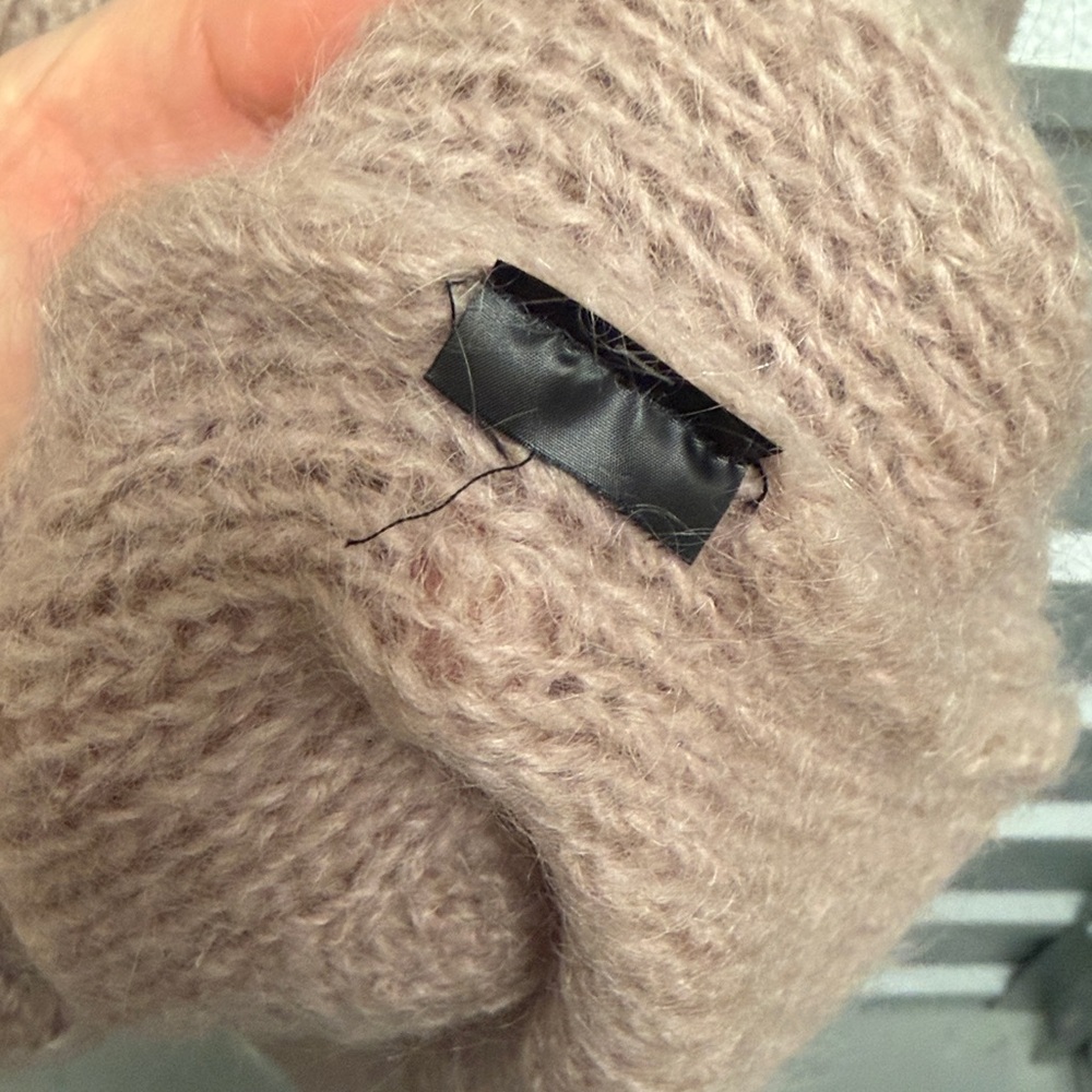 ZARA Cozy Cable Knit Turtleneck Sweater Sz‎ Small Chunky Winter Fisherman Heavy - Picture 5 of 8